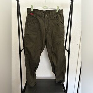 Army Green Fire-Resistant Work Pants